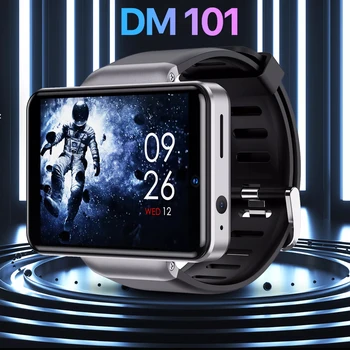 DM101 4G Умни часовници, GPS, WIFI, Android смарт часовници Мъжки 2022 Нови 3G 32G 2080MAh Батерия С Две Камери Телефон часовници 2.4 инча 640 *480