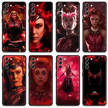 Отмъстителите Scarlet Witch Marvel Калъф За Телефон Samsung Galaxy S22 S21 S20 Plus S10 S8 S9 S10e Ultra Plus FE 2022 Силиконова Обвивка